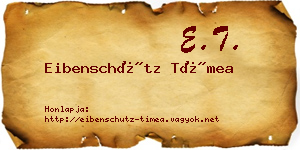 Eibenschütz Tímea névjegykártya